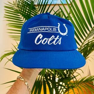 Indianapolis Colts Hat ANCO NFL Football Royal Blue Snapback Cap